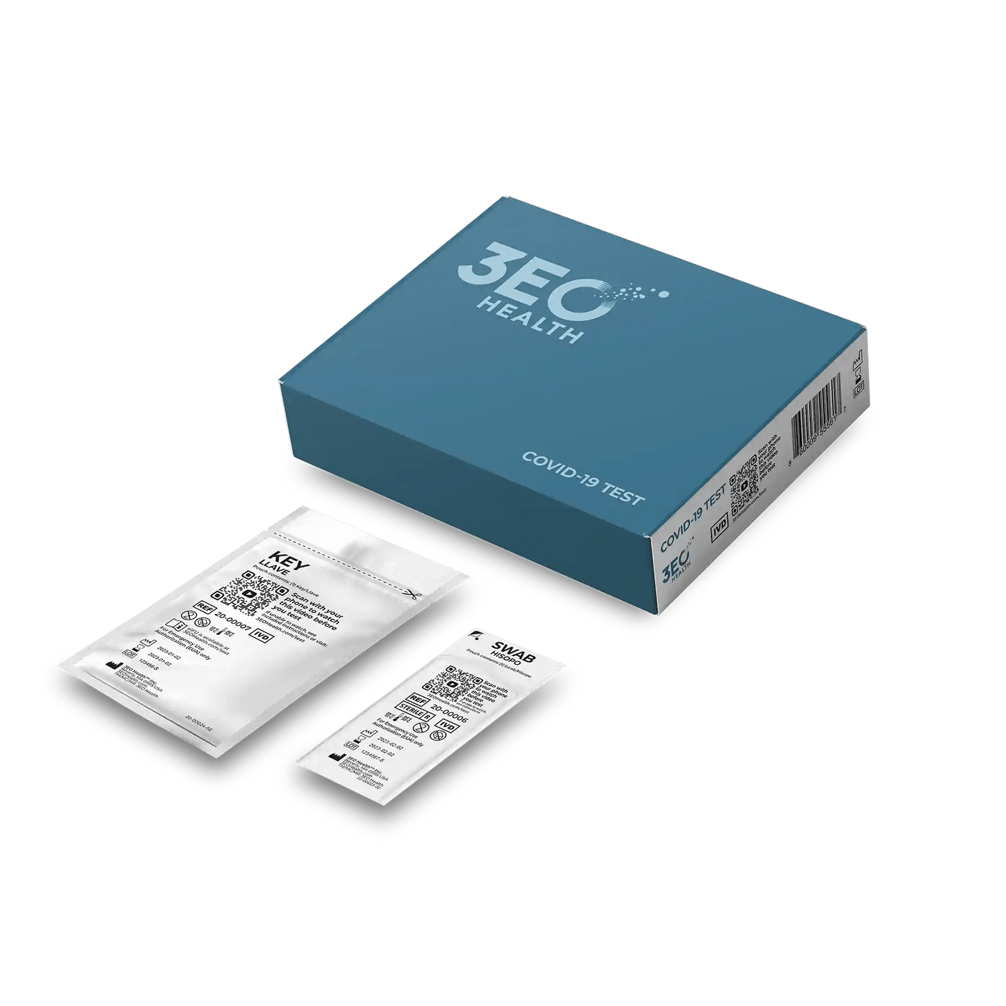3EO Health COVID-19 Test 2 Pack - Verséa Diagnostics