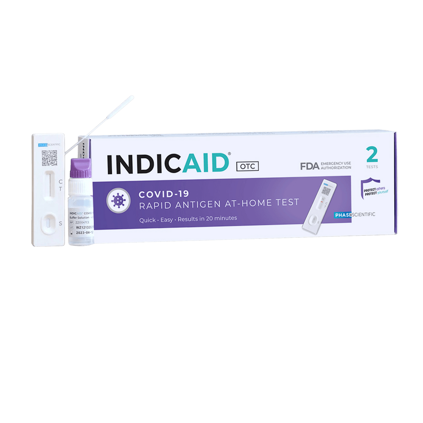 Indicaid® OTC COVID-19 Rapid Antigen Home Test - Verséa Diagnostics