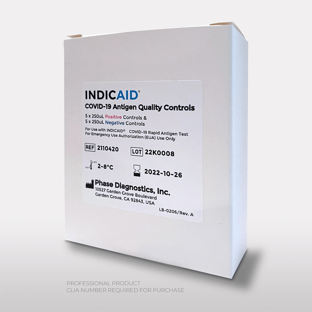 Indicaid Rapid Antigen Test Quality Controls - Verséa Diagnostics