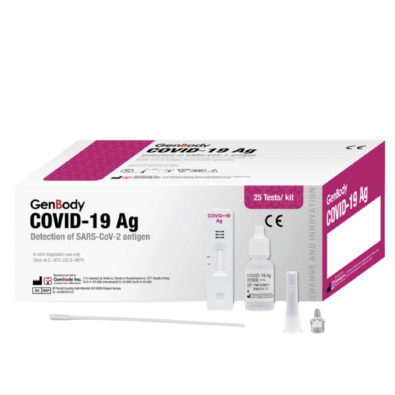 GenBody COVID - 19 Ag Test - Verséa Diagnostics