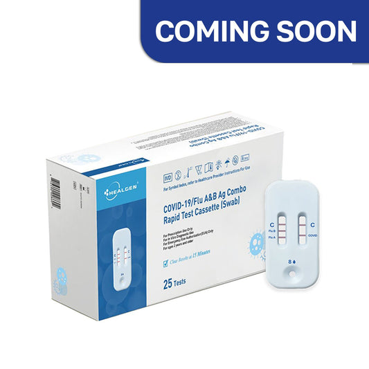 Healgen® COVID - 19/Flu A&B Ag Combo Rapid Test Cassette (Swab) - Verséa Diagnostics