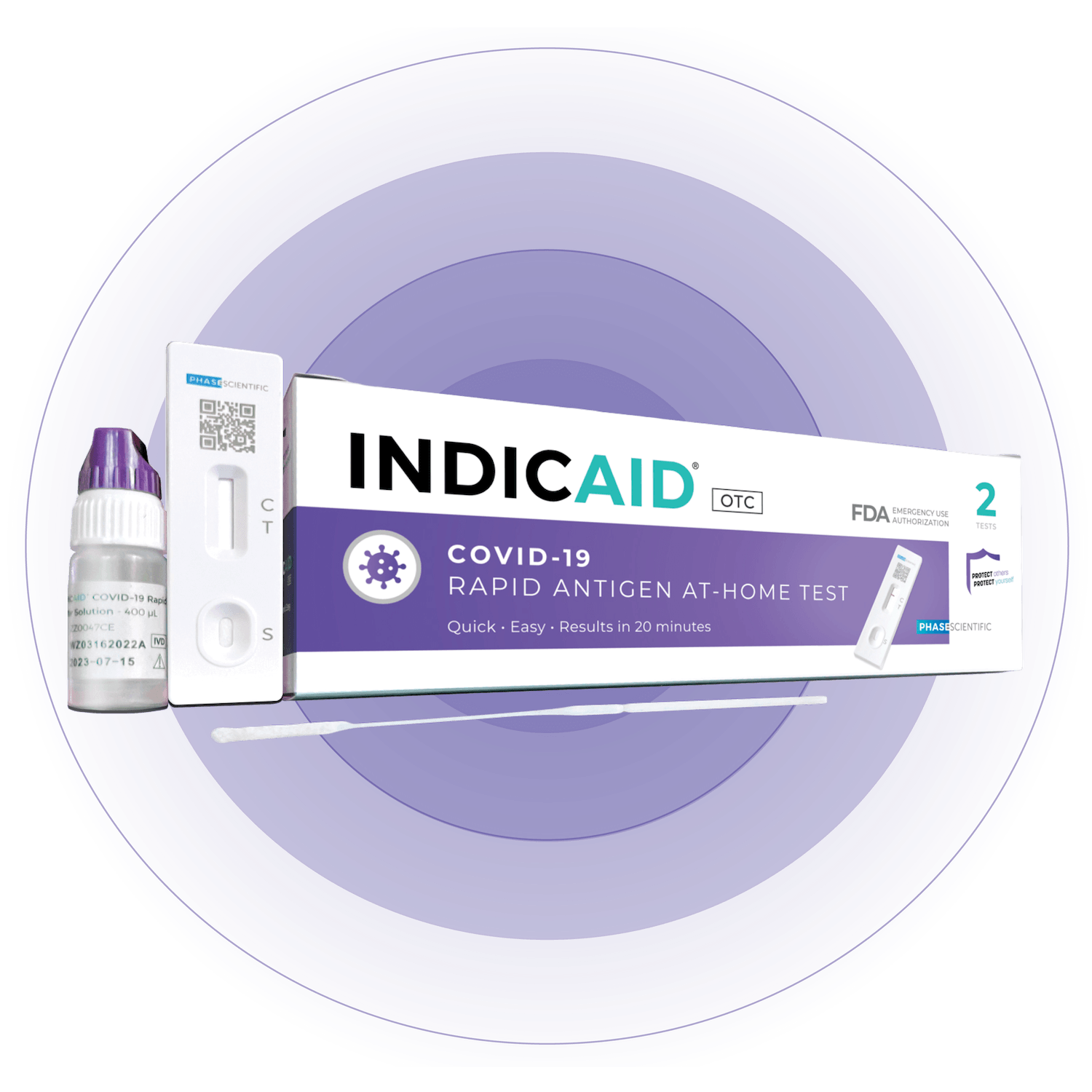 Indicaid® OTC COVID-19 Rapid Antigen Home Test - Verséa Diagnostics