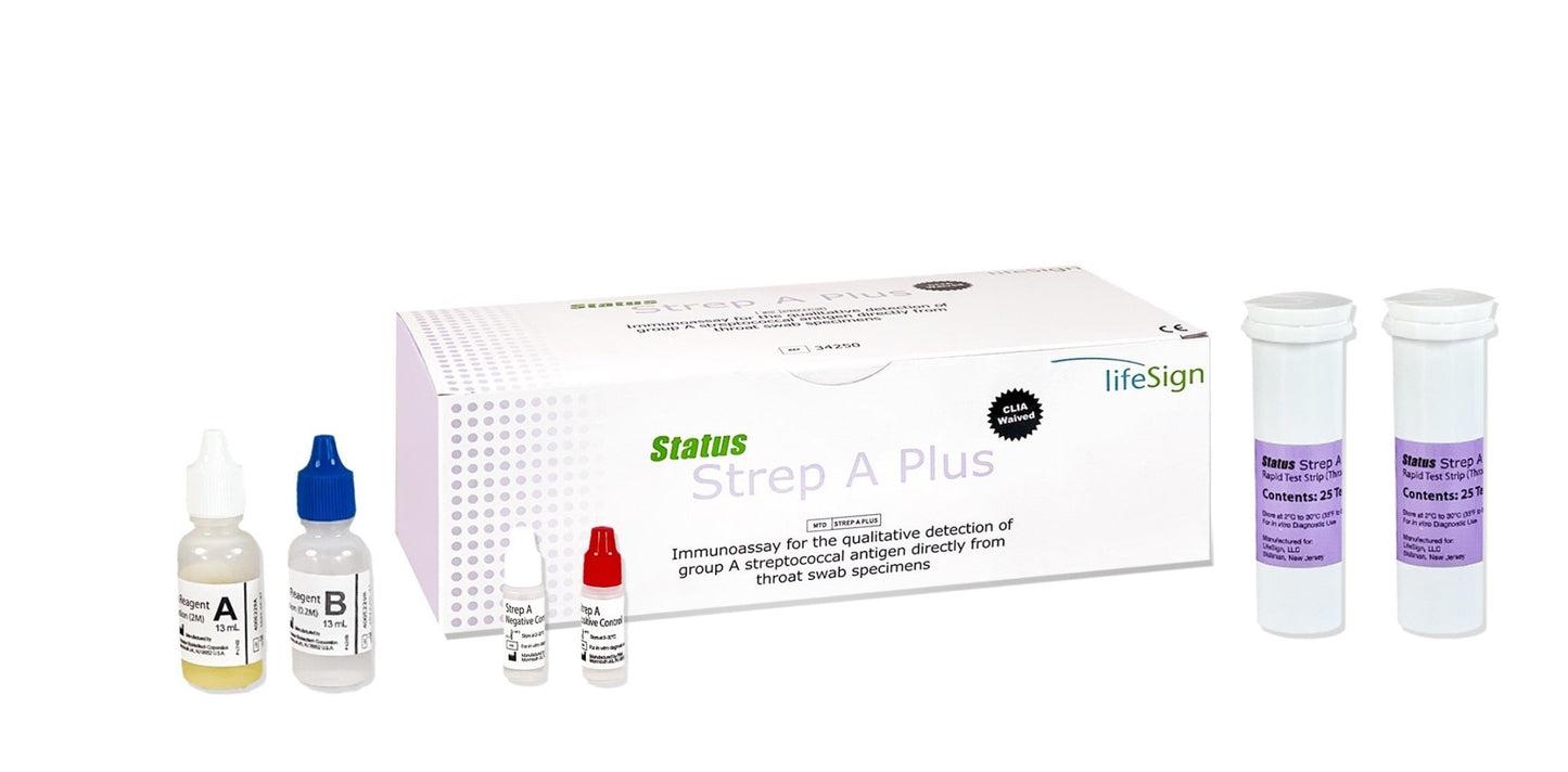 Status™ Strep A Plus Strip Tests - Verséa Diagnostics