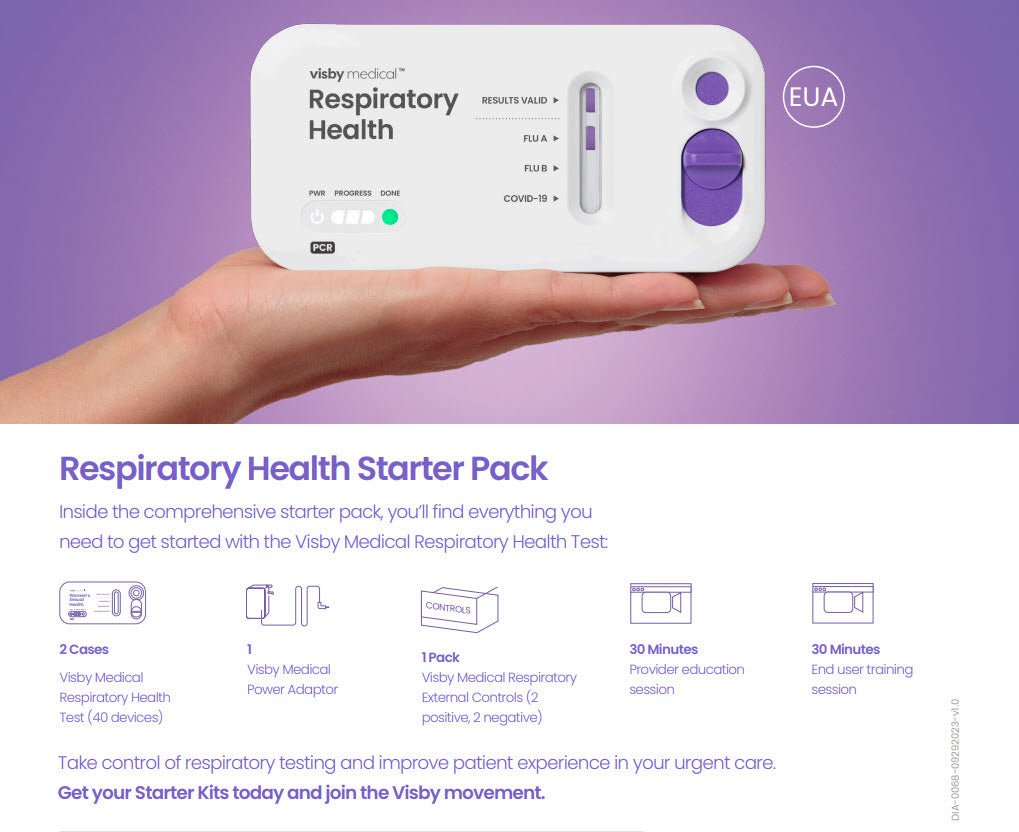 Visby Medical Respiratory Health - Starter Kit - Verséa Diagnostics